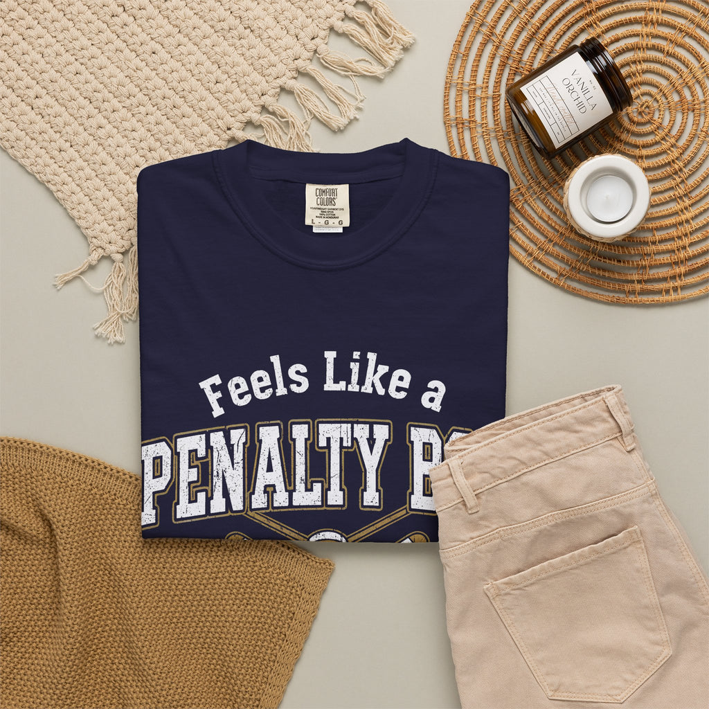 Penalty Box T-Shirt – 'Feels Like a Penalty Box Kind of Day' Hockey Fan Tee