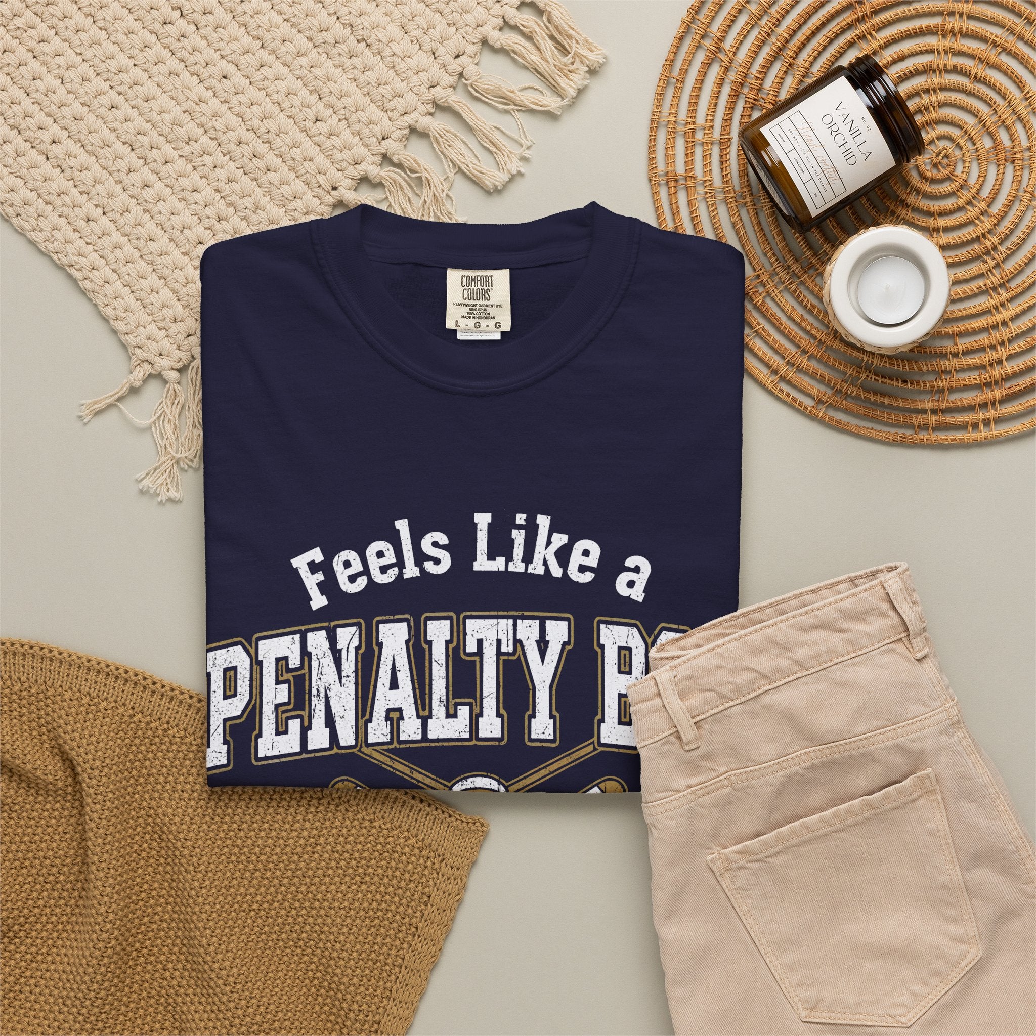 Penalty Box T-Shirt – 'Feels Like a Penalty Box Kind of Day' Hockey Fan Tee