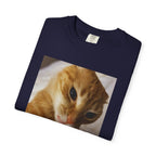 Cat Meme T-Shirt — "Erm, What the Sigma?" Funny Ginger Cat Graphic Tee