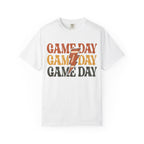 Game Day Football T-Shirt — Retro Lightning Bolt Design