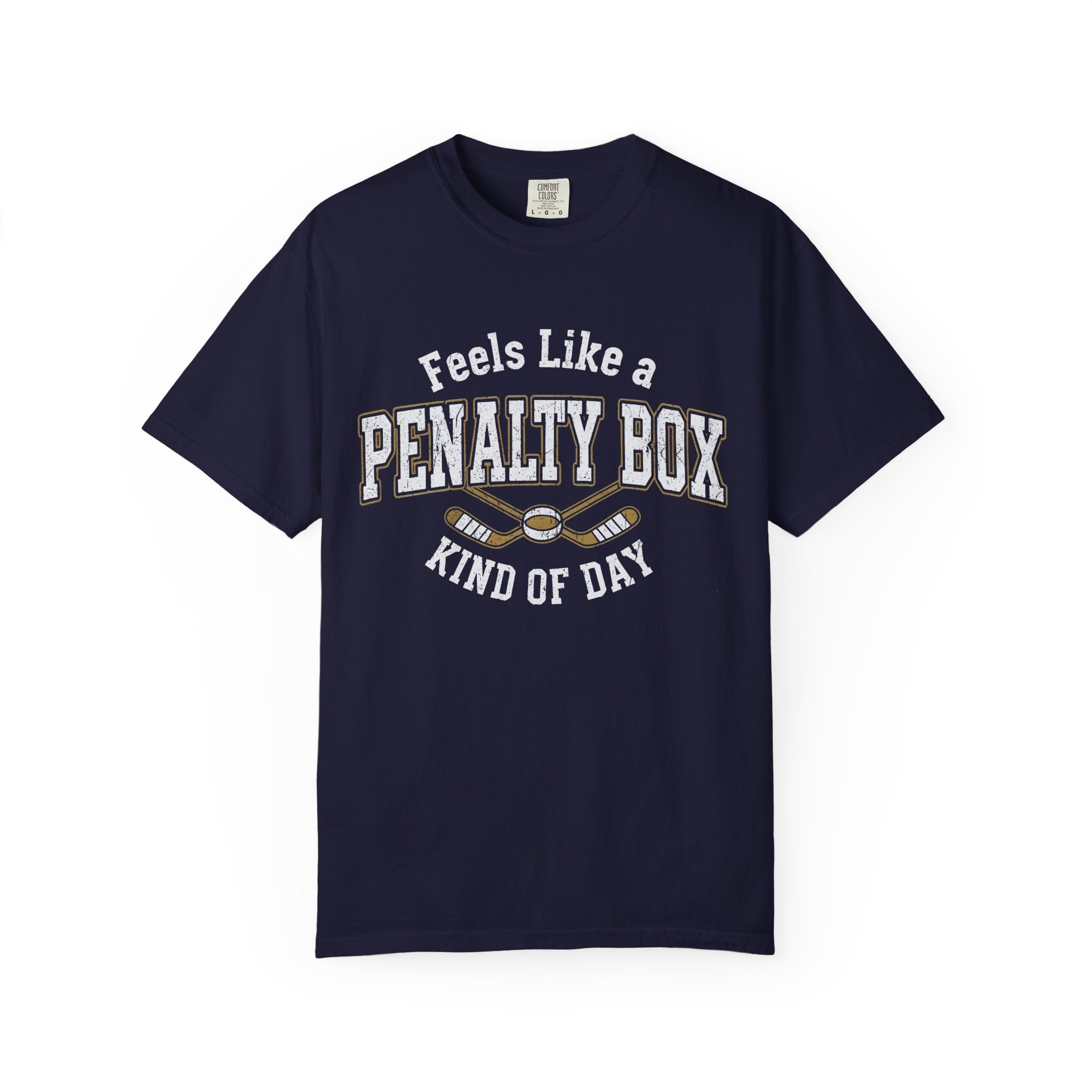 Penalty Box T-Shirt – 'Feels Like a Penalty Box Kind of Day' Hockey Fan Tee